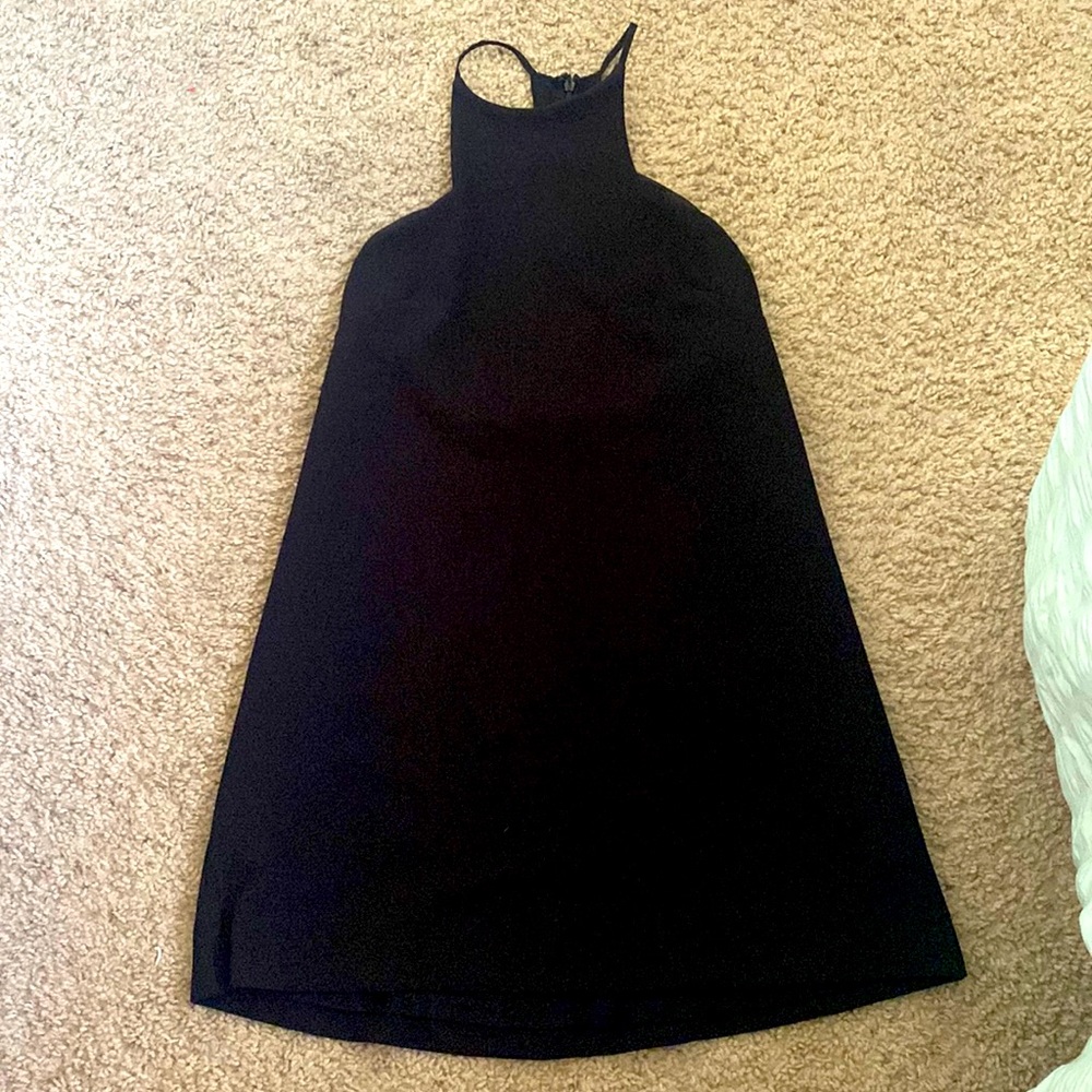 Black mini dress